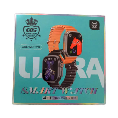 King T20 Ultra Smartwatch 4+1 Four Plus In One