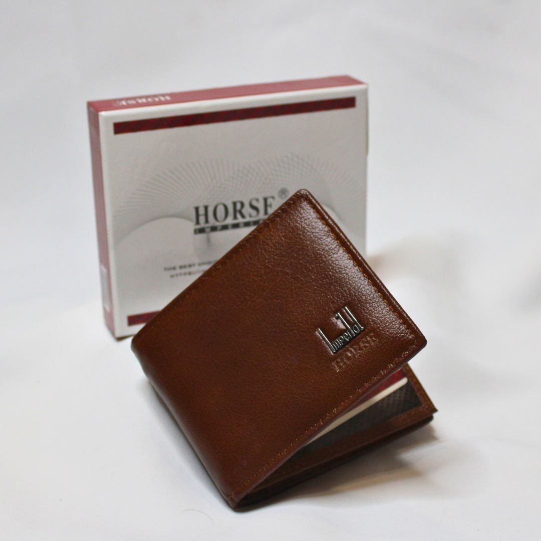 Brown Shine Wallet For Men