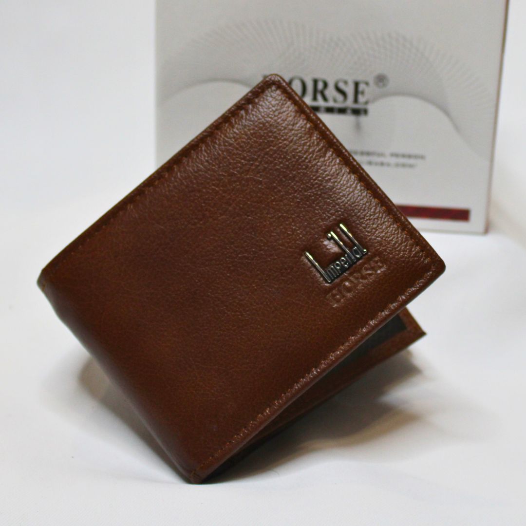 Brown Shine Wallet For Men