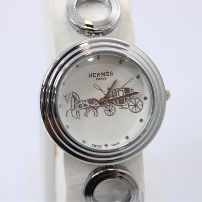 Hermes Silver Bold Watch