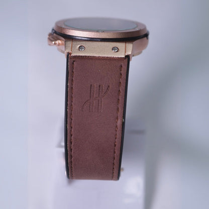 Hublot Men's Watch: Brown Straps with Black shining dial