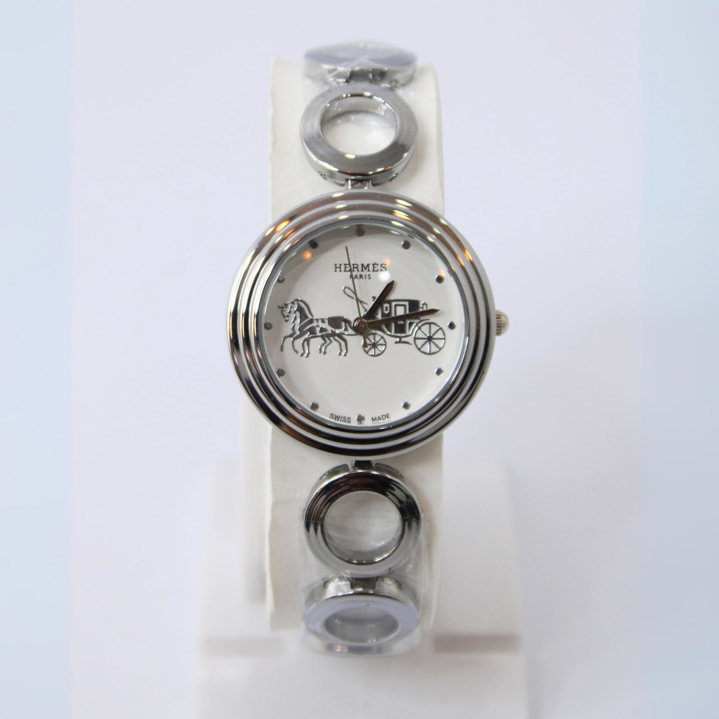 Hermes Silver Bold Watch