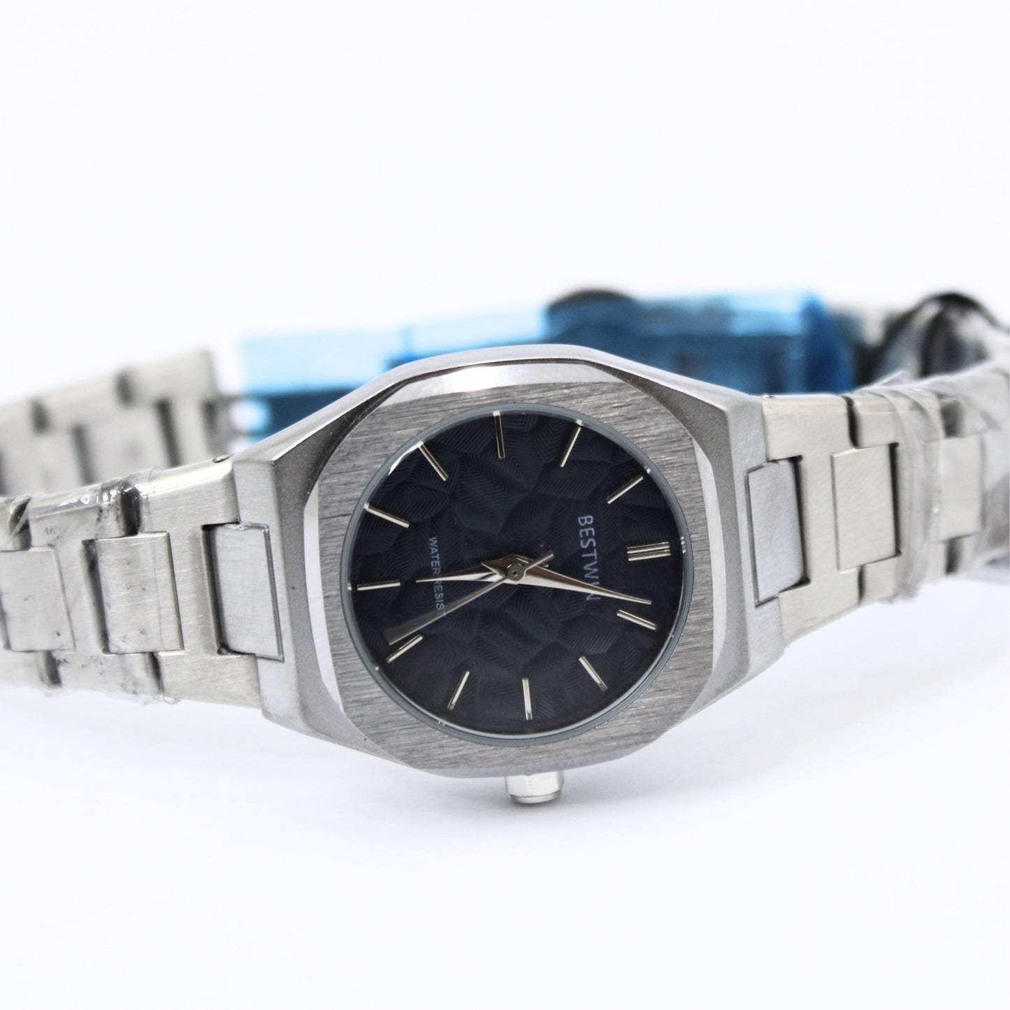 BESTWIN Blue Dial Steel Watch