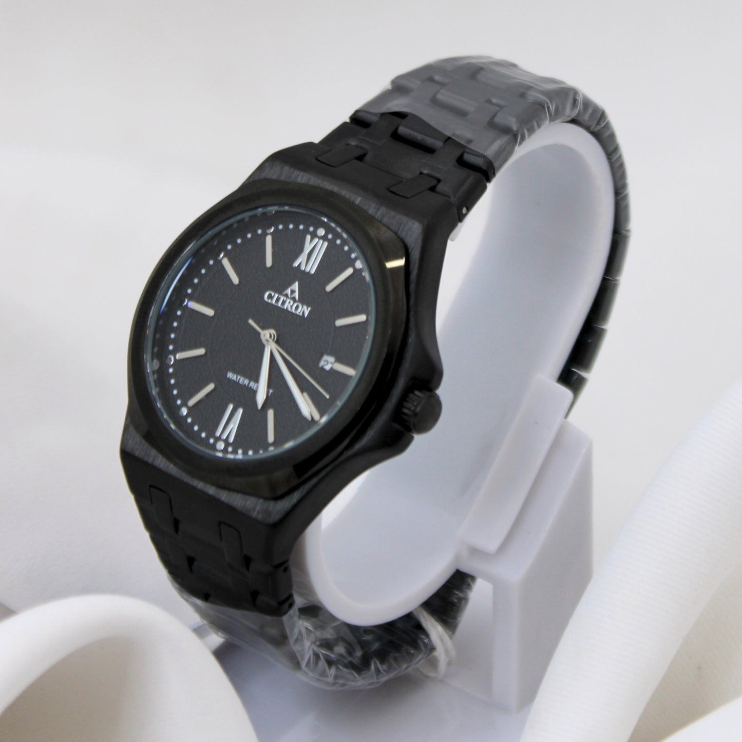 Citron Men's Watch Black Dial and Black Strap