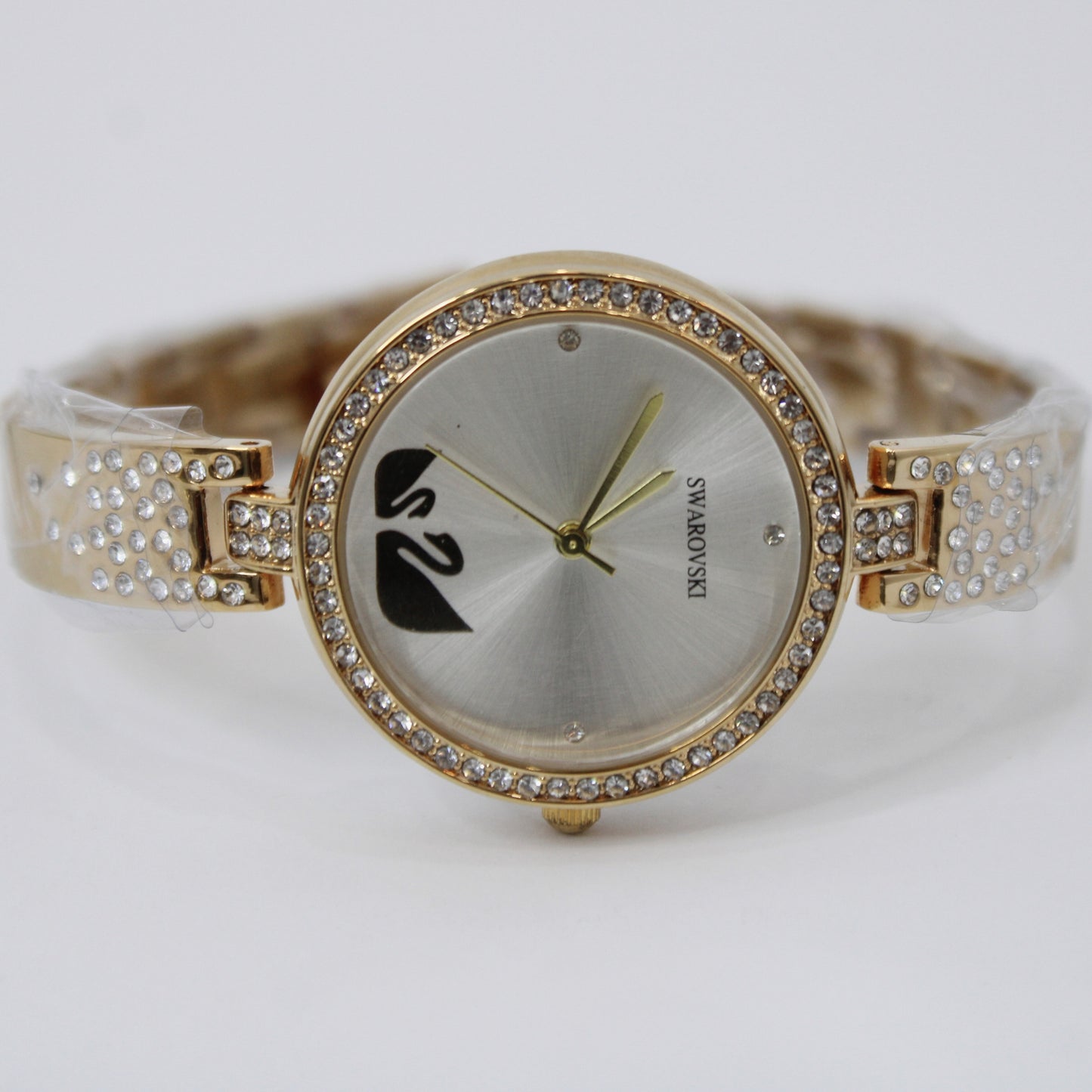 Swarovski Silver Gold Watch