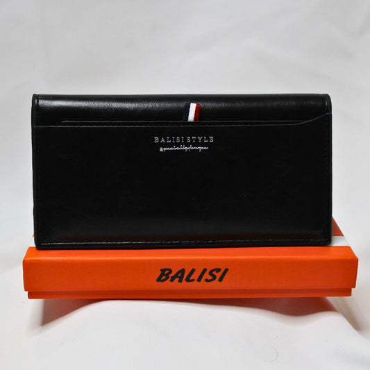 Balisi Black Long Wallet