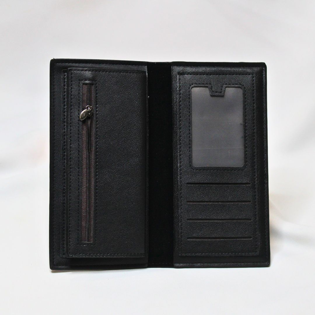 Balisi Black Long Wallet