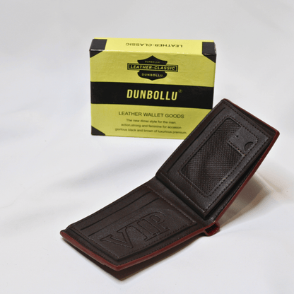 Brown soft leather wallet