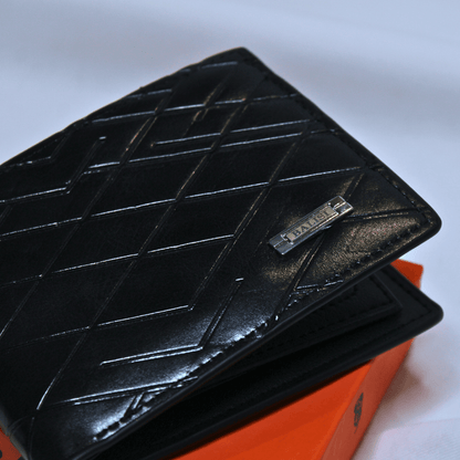 Balisi Black Leather Wallet