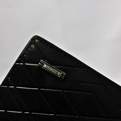 Balisi Black Leather Wallet