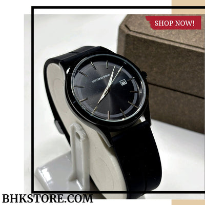 Universe Point Magnetic Lock & Silicone Rubber Straps Watch