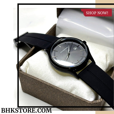 Universe Point Magnetic Lock & Silicone Rubber Straps Watch