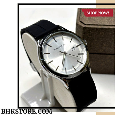 Universe Point Magnetic Lock & Silicone Rubber Straps Watch