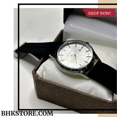 Universe Point Magnetic Lock & Silicone Rubber Straps Watch