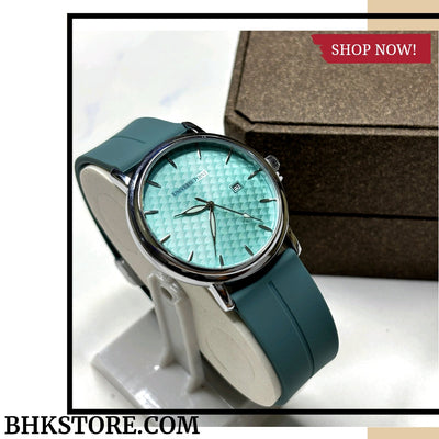 Universe Point Magnetic Lock & Silicone Rubber Straps Watch