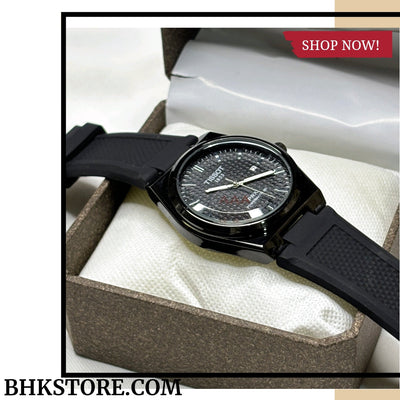Tissot Men's Swiss Automatic Prx Rubber Strap Watch