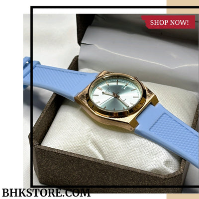 Tissot Men's Swiss Automatic Prx Rubber Strap Watch